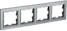 Рамка 4-м BRITE РУ-4-БрС сталь IEK BR-M42-K46 - УПС инжиниринг