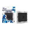 Розетка компьютерная 1-м СП Pixel RJ45 кат.5E механизм карбон TOKOV ELECTRIC TKE-PX-RC1-C14 - УПС инжиниринг