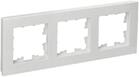 Рамка 3-м BRITE РУ-3-Бр бел. рифленый IEK BR-M32-51-K01 - УПС инжиниринг