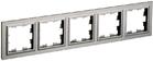 Рамка 5-м BRITE РУ-5-БрС сталь IEK BR-M52-K46 - УПС инжиниринг