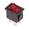 Выключатель клавишный 250В 6А (4с) ON-OFF красн. с подсветкой Mini (RWB-20; SC-768) Rexant 36-2190 - УПС инжиниринг