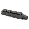 Колодка 4-м 16А IP44 2P+PE 230В с защ. крышками каучук Basic EKF RPS-020-16-230-44 - УПС инжиниринг