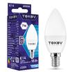 Лампа светодиодная 7Вт С37 6500К Е14 176-264В TOKOV ELECTRIC TKE-C37-E14-7-6.5K - УПС инжиниринг