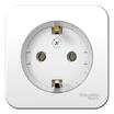 Розетка 1-м ОП Blanca 16А IP20 250В с заземл. без защ. шторок с изолир. пластиной (компакт) бел. SE BLNRA110111 - УПС инжиниринг