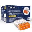Клемма строительно-монтажная СМК 2273-203 EU2.5 413 3-проводная прозр. TOKOV ELECTRIC TKE-EU2.5-413/C200 - УПС инжиниринг