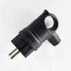 Вилка 16А 2P+PE 220-240В IP44 с ручкой каучук LEZARD 106-0400-0109/109 - УПС инжиниринг