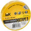 Изолента ПВХ 0.13х15мм (рул.20м) желт. IEK UIZ-13-10-K05 - УПС инжиниринг