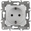 Розетка 1-м СП Эра12 12-2101-01 16А IP20 16AX 250В 2P+E Schuko механизм бел. Эра Б0014675 - УПС инжиниринг