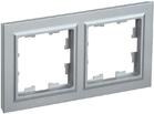 Рамка 2-м BRITE РУ-2-БрА алюм. IEK BR-M22-K47 - УПС инжиниринг