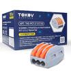 Клемма строительно-монтажная СМК 222-413 PCT-213 3-проводная с рычагом TOKOV ELECTRIC TKE-PCT-213/C100 - УПС инжиниринг