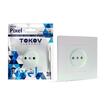 Розетка 1-м СП Pixel 16А IP20 без заземл. в сборе перламутр. TOKOV ELECTRIC TKE-PX-R1F-C04 - УПС инжиниринг