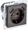 Розетка BRITE РЮш10-1-БрТБ 16А с USB A+A 2.1А с заземл. защ. шторки темн. механизм бронза IEK BR-R14-16-U21-D21-K45 - УПС инжиниринг