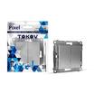 Переключатель проходной 2-кл. СП Pixel 10А IP20 механизм алюм. TOKOV ELECTRIC TKE-PX-P2-C03 - УПС инжиниринг