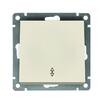 Переключатель проходной 1-кл. СП Афина 10А IP20 механизм сл. кость (ivory) Universal A0025-I - УПС инжиниринг