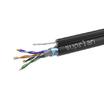 Кабель витая пара F/UTP кат.5E 4х2х24AWG solid Cu PE Outdoor Standard трос черн. (м) SUPRLAN 01-1026-1 - УПС инжиниринг