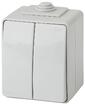Выключатель 2-кл. ОП Эра Эксперт 10А IP65 11-1604-03 250В 10AX (10/100/1600) сер. Эра Б0035976 - УПС инжиниринг