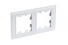 Рамка 2-м AtlasDesign Nature стекло бел. SE ATN320102 - УПС инжиниринг