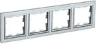 Рамка 4-м BRITE РУ-4-БрА алюм. IEK BR-M42-K47 - УПС инжиниринг