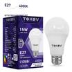 Лампа светодиодная 15Вт А60 4000К Е27 176-264В TOKOV ELECTRIC TKE-A60-E27-15-4K - УПС инжиниринг