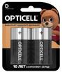 Элемент питания алкалиновый D/LR20 1.5В (блист. 2шт) Basic Opticell 5051005 - УПС инжиниринг