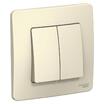 Выключатель 2-кл. СП Blanca 10А IP20 (сх. 5) 250В молочн. SE BLNVS010502 - УПС инжиниринг