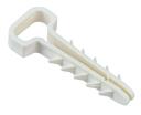 Дюбель-хомут 6х12мм для плоского кабеля нейлон бел. (уп.100шт) IEK UDH14-06-12-100-K01 - УПС инжиниринг