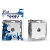Коннектор TV СП Pixel механизм бел. TOKOV ELECTRIC TKE-PX-A1C-C01 - УПС инжиниринг