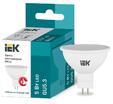 Лампа светодиодная Eco 5Вт MR16 софит 4000К нейтр. бел. GU5.3 450лм 230-240В IEK LLE-MR16-5-230-40-GU5 - УПС инжиниринг