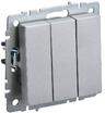 Выключатель 3-кл. СП BRITE ВС10-3-0-БрА 10А механизм алюм. IEK BR-V30-0-10-K47 - УПС инжиниринг