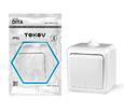 Переключатель 1-кл. ОП Dita IP54 10А 250В бел. TOKOV ELECTRIC TKL-DT-P1-C01-IP54 - УПС инжиниринг