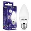 Лампа светодиодная 7Вт С37 4000К Е27 176-264В TOKOV ELECTRIC TKE-C37-E27-7-4K - УПС инжиниринг