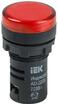 Лампа светосигнальная AD22DS d22мм 230В красн. IEK BLS10-ADDS-230-K04 - УПС инжиниринг