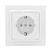 Розетка 1-м СП Минск 16А IP20 с заземл. защ. шторки бел. Basic EKF ERR16-028-100 - УПС инжиниринг