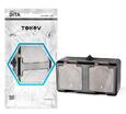 Розетка 2-м ОП Dita 16А IP54 250В с заземл. с прозр. крышкой карбонTOKOV ELECTRIC TKL-DT-R2Z-C14T-IP54 - УПС инжиниринг