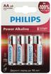 Элемент питания алкалиновый AA/LR6 1.5В Power (блист. 4шт) Philips Б0062746 - УПС инжиниринг