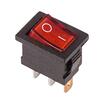 Выключатель клавишный 250В 6А (3с) ON-OFF красн. с подсветкой Mini (RWB-206; SC-768) Rexant 36-2150 - УПС инжиниринг