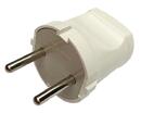 Вилка прямая 10А 4142 бел. ASD / IN HOME 4690612000572 - УПС инжиниринг