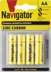 Элемент питания солевой AA/R6 94 758 NBT-NS-R6-BP4 (блист.4шт) Navigator 94758 - УПС инжиниринг