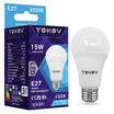 Лампа светодиодная 15Вт А60 6500К Е27 176-264В TOKOV ELECTRIC TKE-A60-E27-15-6.5K - УПС инжиниринг