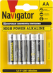 Элемент питания алкалиновый AA/LR6 94 753 NBT-NE-LR6-BP4 (блист.4шт) Navigator 94753 - УПС инжиниринг