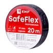 Изолента ПВХ 19мм (рул.20м) черн. SafeFlex EKF plc-iz-sf-b - УПС инжиниринг