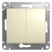 Переключатель проходной 2-кл. СП Glossa 10А IP20 (сх. 6/2) 10AX механизм беж. SE GSL000265 - УПС инжиниринг
