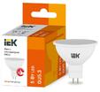 Лампа светодиодная Eco MR16 5Вт 3000К тепл. бел. GU5.3 450лм 230-240В IEK LLE-MR16-5-230-30-GU5 - УПС инжиниринг