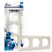Рамка 3-м Pixel универс. беж. TOKOV ELECTRIC TKE-PX-RM3-C02 - УПС инжиниринг