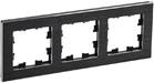 Рамка 3-м BRITE РУ-3-1-БрЧ металл черн. IEK BR-M32-M-K02 - УПС инжиниринг