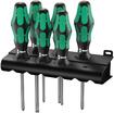 Набор отверток 335/350/355/6 Kraftform Plus Lasertip 6 предметов (PH 1х80/2х100; PZ 1х80/2х100; SL 0.8х4.0х100/1.0х5.5х125) Wera WE-105622 - УПС инжиниринг