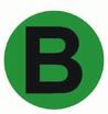 Наклейка "B" d20мм PROxima EKF an-2-9-1 - УПС инжиниринг