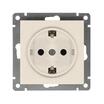 Розетка 1-м СП Афина 16А IP20 с заземл. механизм сл. кость (ivory) Universal A0028-I - УПС инжиниринг