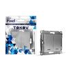 Выключатель 2-кл. СП Pixel 10А IP20 с индикатором механизм алюм. TOKOV ELECTRIC TKE-PX-V2I-C03 - УПС инжиниринг