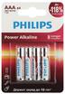 Элемент питания алкалиновый AAA/LR03 1.5В Power (блист. 4шт) Philips Б0062736 - УПС инжиниринг